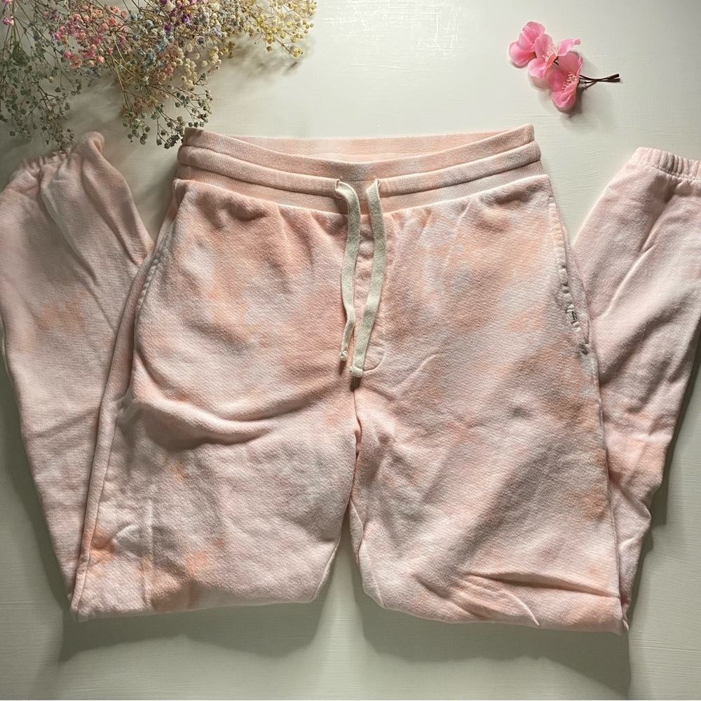 Billabong Women's Tie Dye Casual Pink Sweatpants